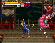 une photo d'Ã©cran de Final Fight 2 sur Nintendo Super Nes